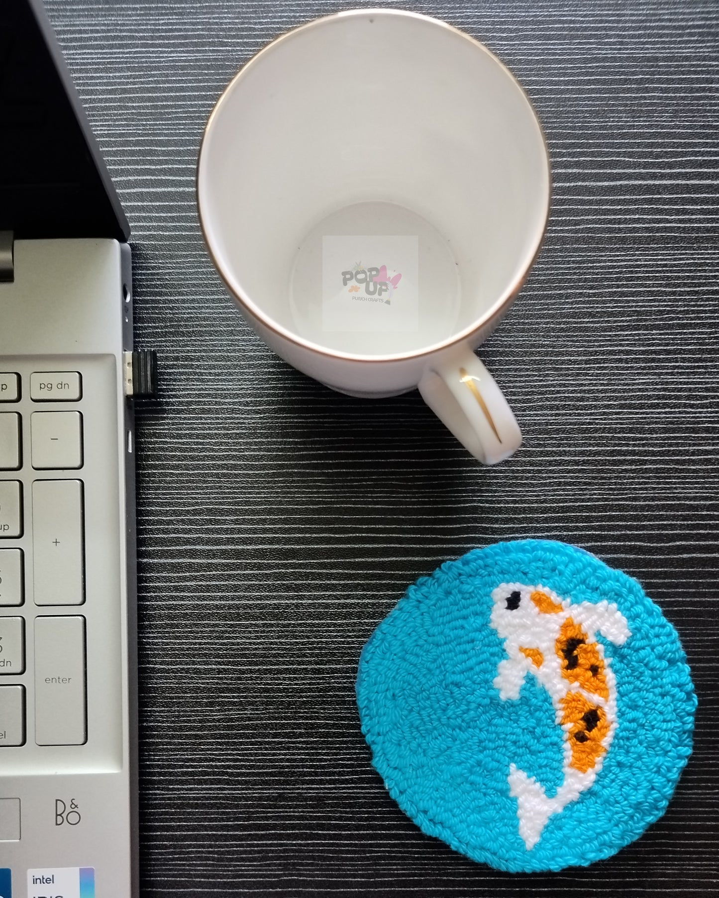 Koi Fish pattern Mug Rugs / Coasters