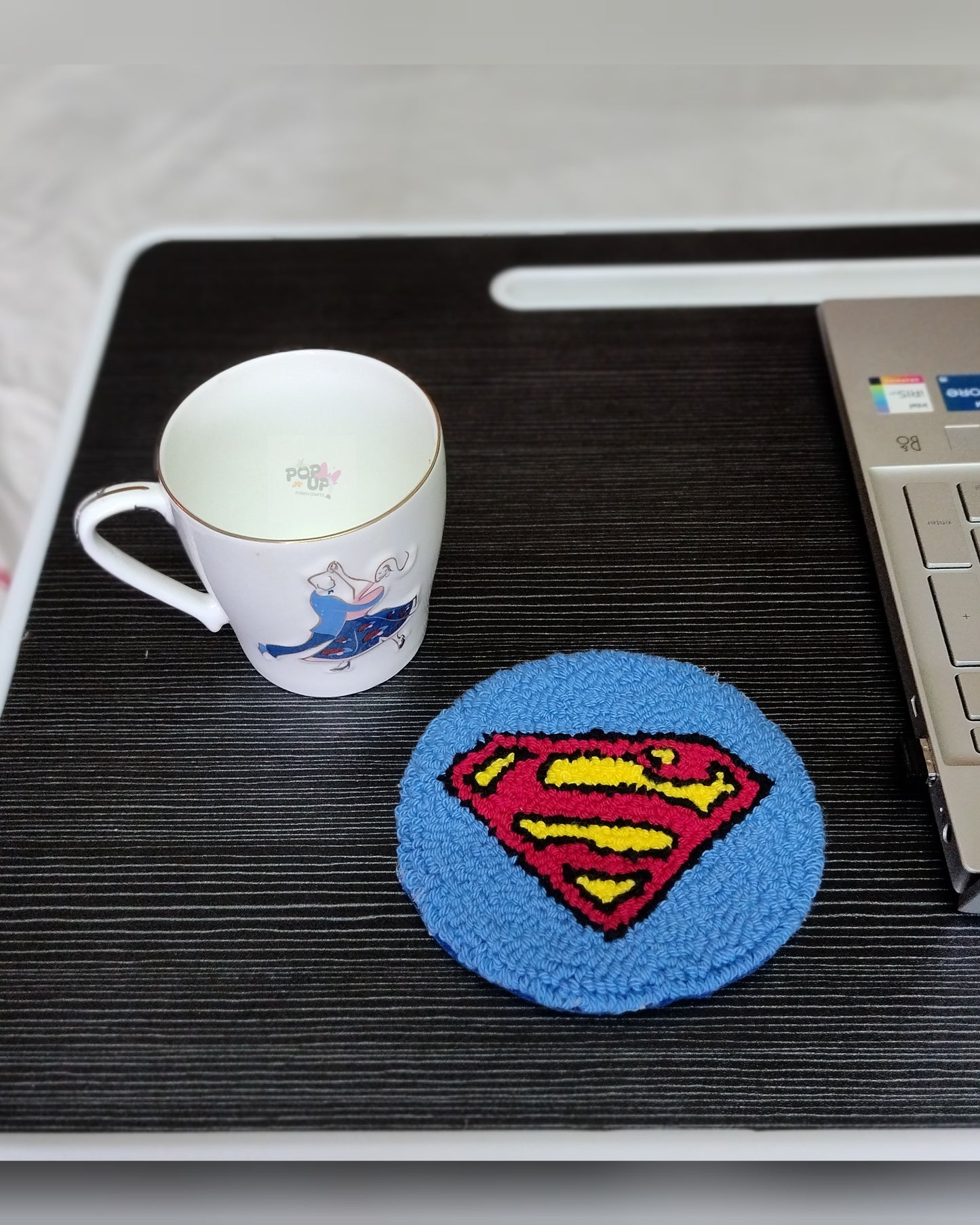 Super Man Mug Rugs
