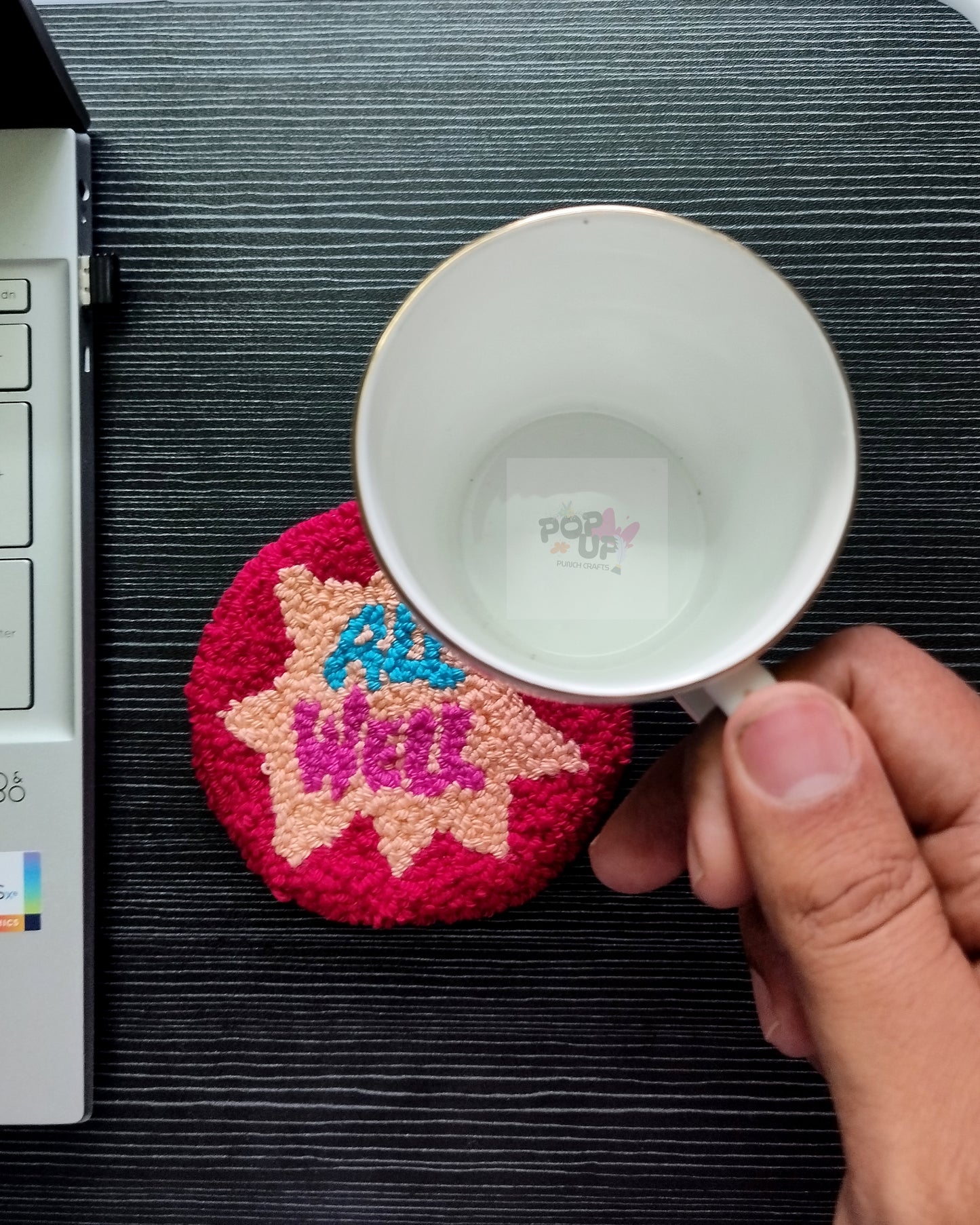 Customized Quote Mug Rugs