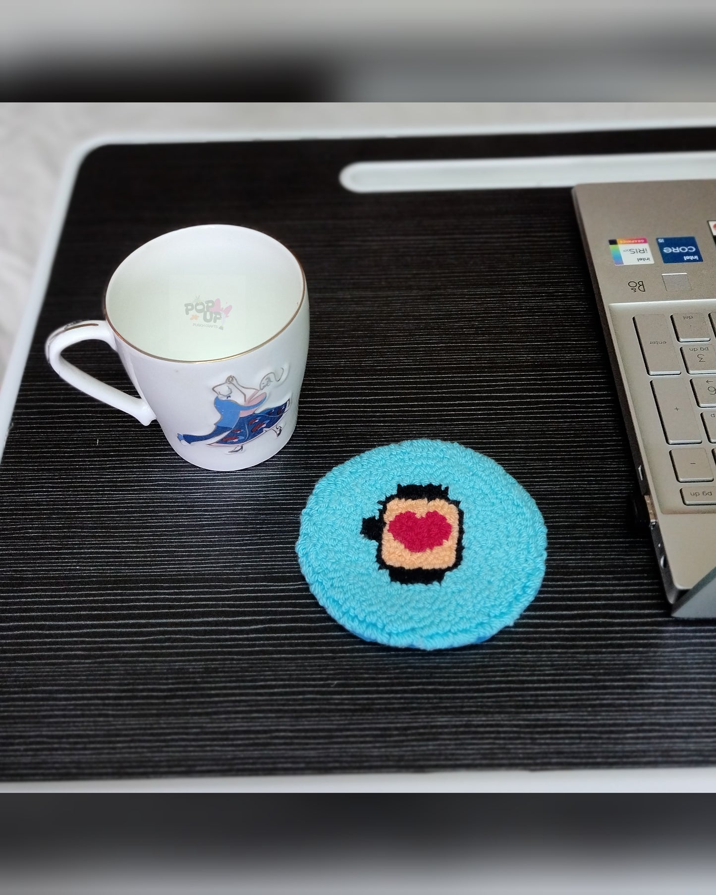 Smart watch Design Mug Rugs
